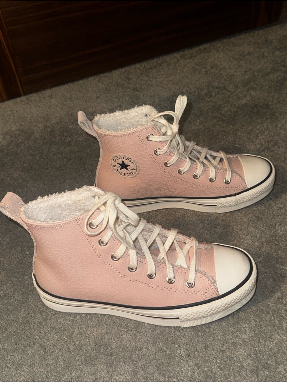 Pink Converse Chuck Taylor All Star Berkshire Boots – Size 4